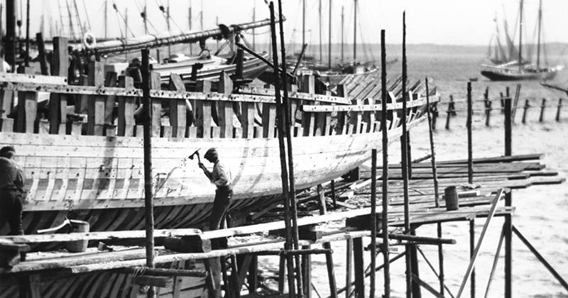 35 000 co&ucirc;ts pour construire le bluenose en 1920-21