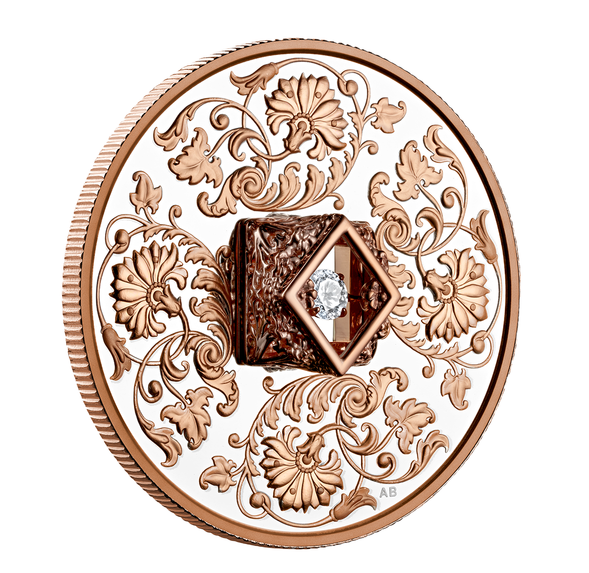 Pure Silver Coin – Dancing Diamond&trade; Sparkle of the Heart