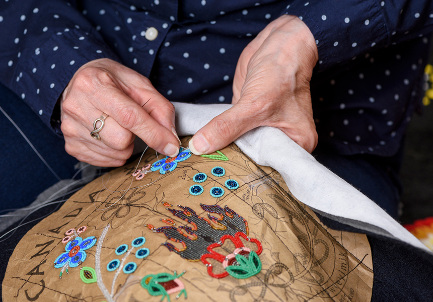 Close-up on original design