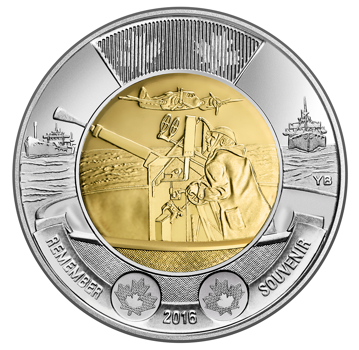 Lot de pièces 2016 – 75e anniversaire de la Bataille de l'Atlantique