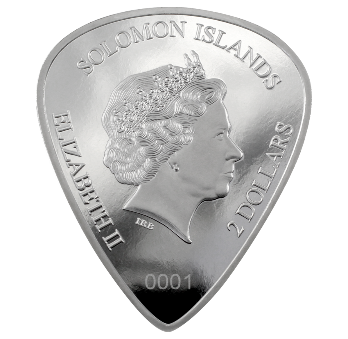 1 oz. Pure Silver Guitar Pick Coin - Fender® 75th Anniversary