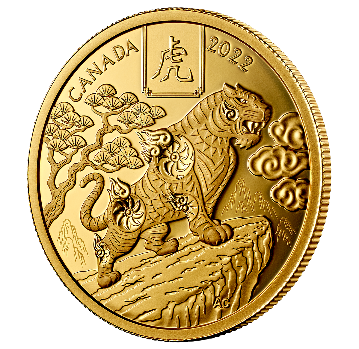 $100 Pure Gold Coin - Lunar Year of the Tiger