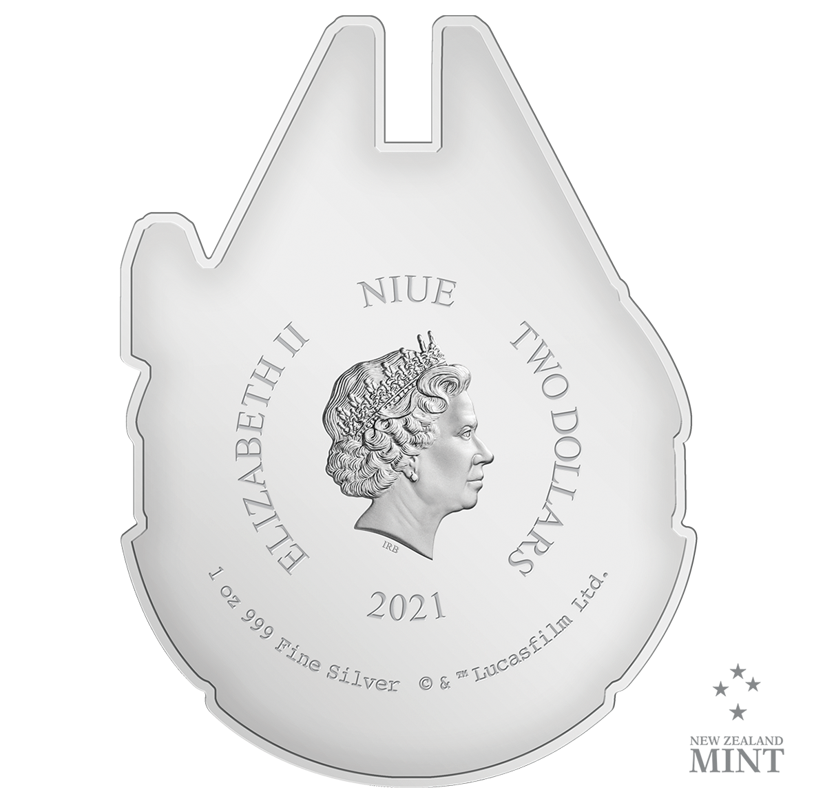 1 oz. Pure Silver Coin - Millennium  Falcon&trade;