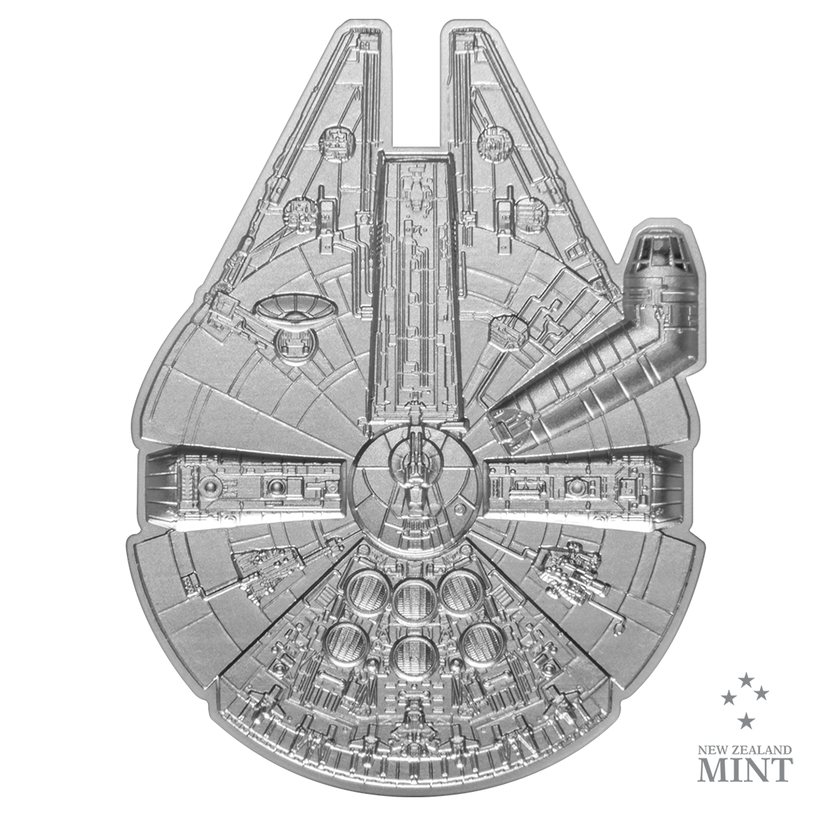 1 oz. Pure Silver Coin - Millennium  Falcon&trade;