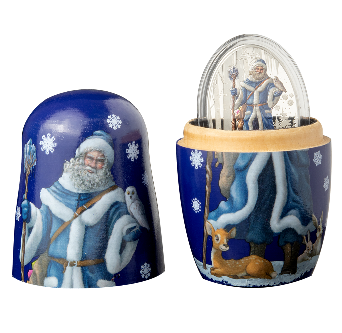 1 oz. Pure Silver Matryoshka Coin - Father Frost