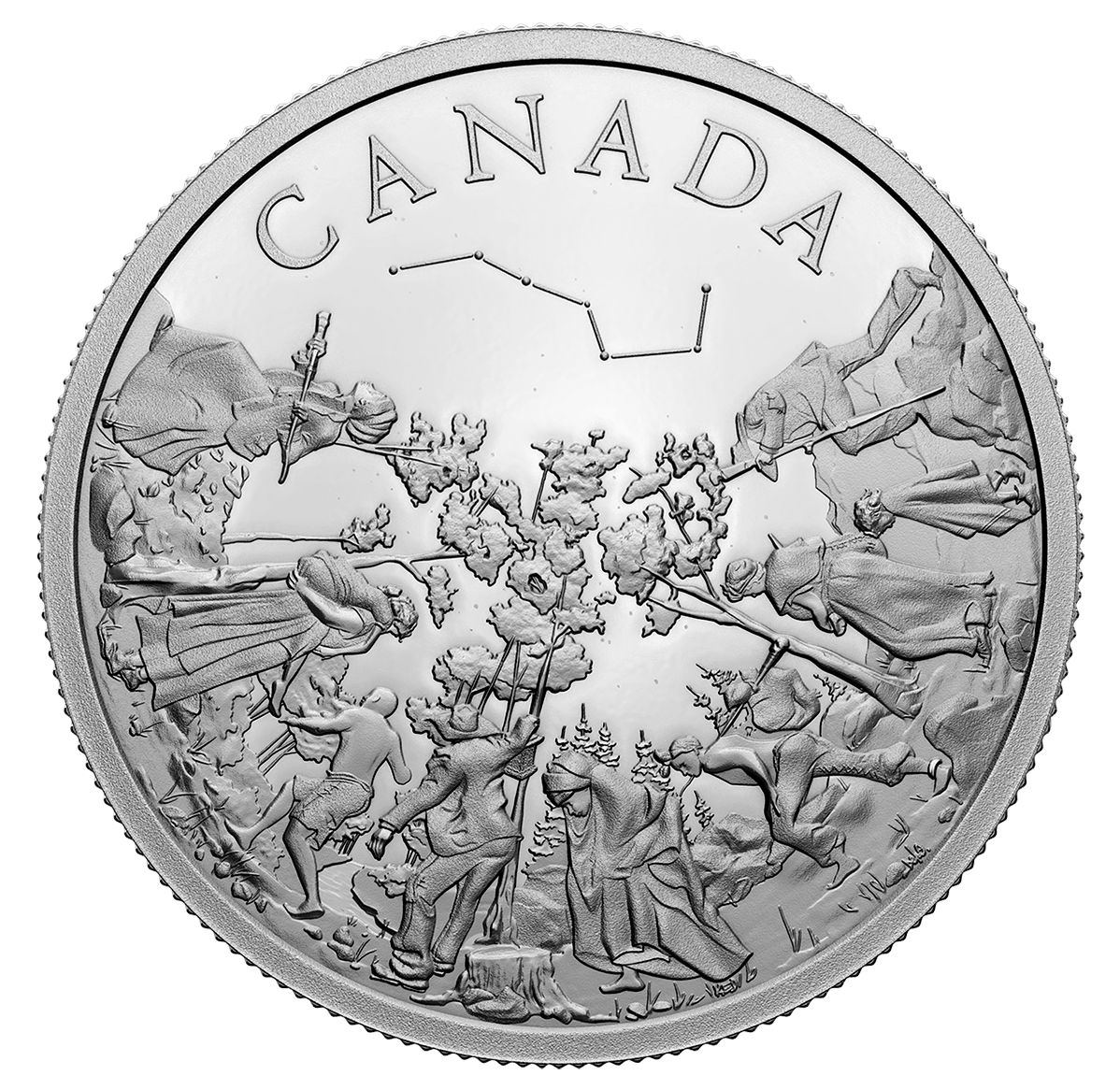 1 oz. Pure Silver Coin – Commemorating Black History: The Underground Railroad