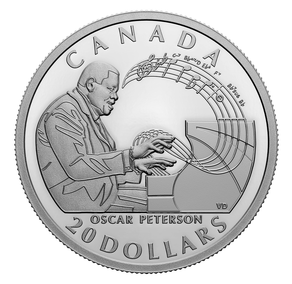 1 oz. Fine Silver Coin – Celebrating Oscar Peterson