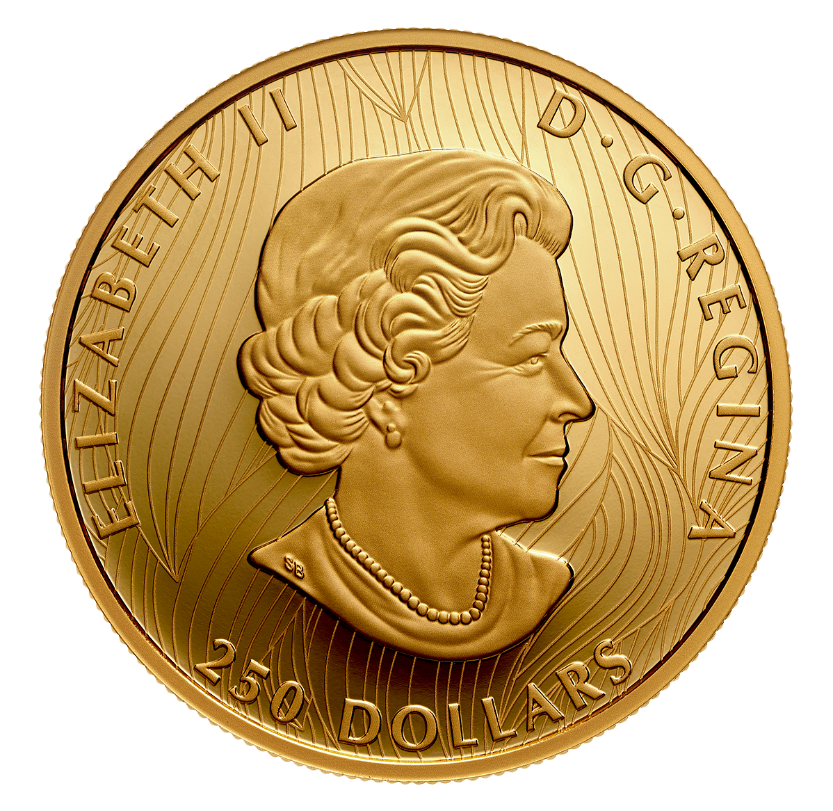 Pièce en or pur au relief exceptionnel – Loup gris