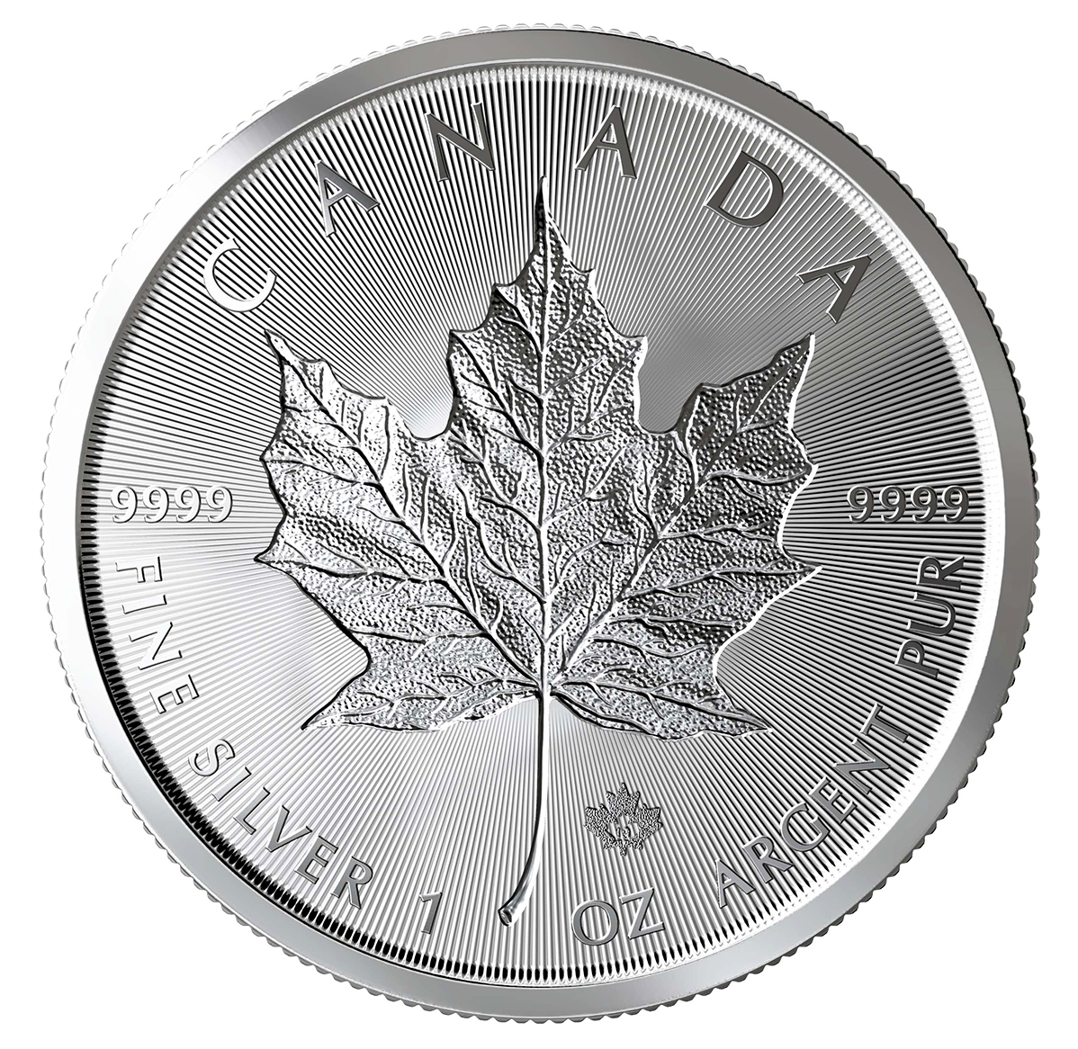 Pièce d'investissement de 5$ en argent pur à 99,99 % 2019 - FÉA en creux (pièce d'investissement)