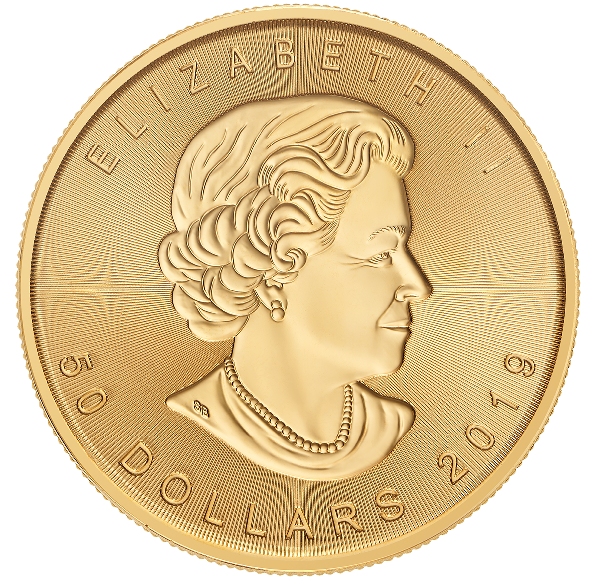 Pièce d'Investissement de 50$ en or pur à 99,99 % 2019 - FÉO en creux (produit d’investissement)