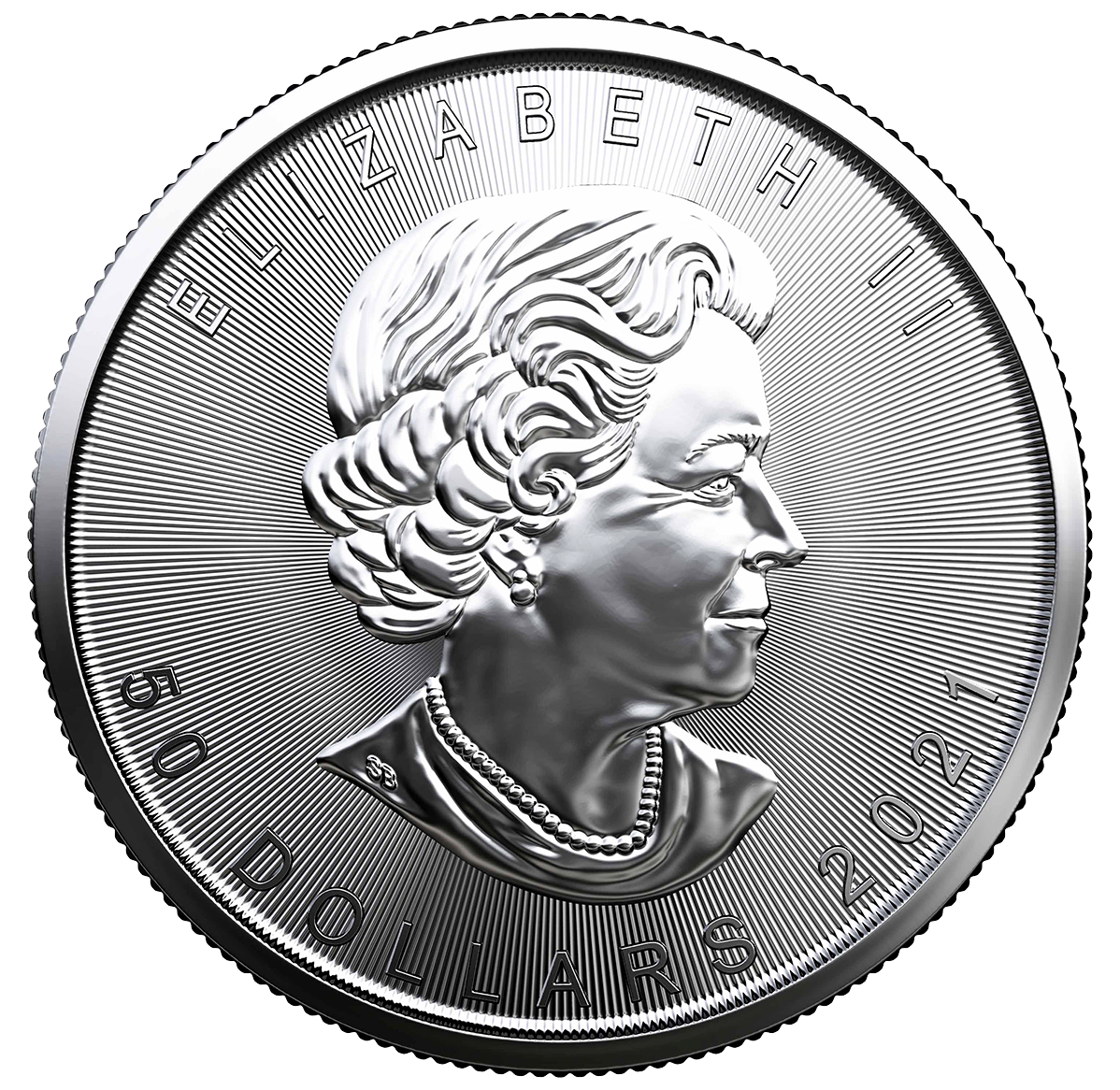 2021 $50 1oz. 99.95% Pure Platinum Coin - PtML (Bullion)
